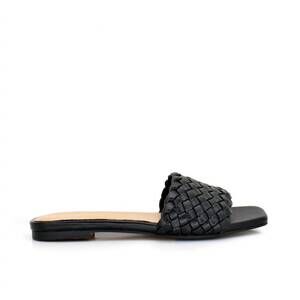 NEW EXE women's kelly flat sandal in black